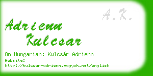 adrienn kulcsar business card
